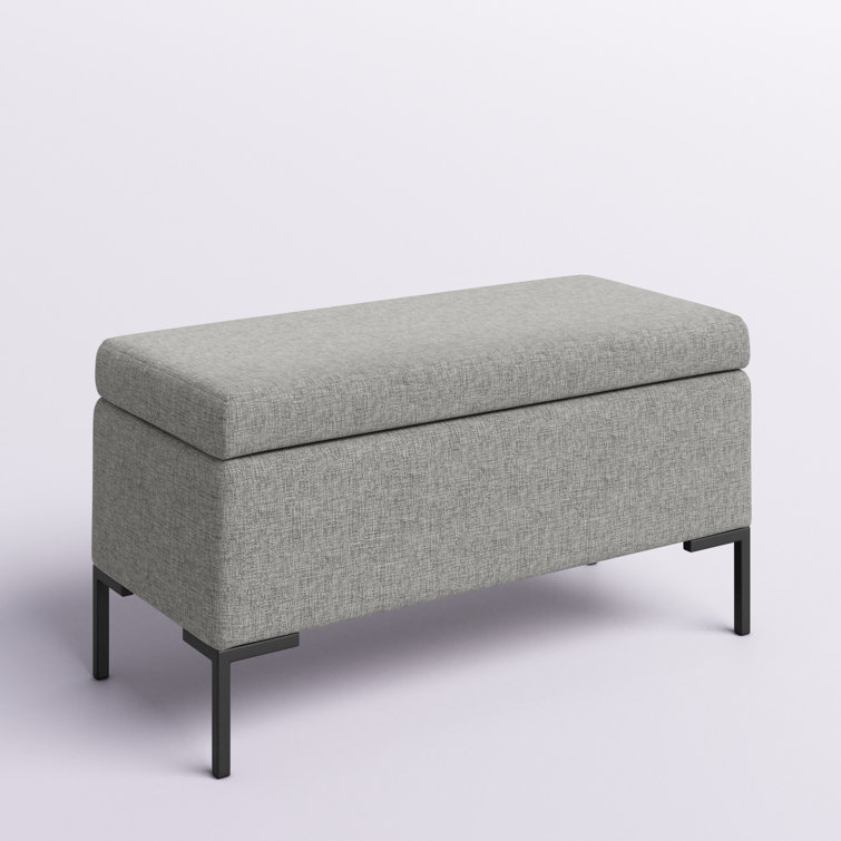 Mercury Row® Briony Upholstered Flip Top Storage Bench & Reviews